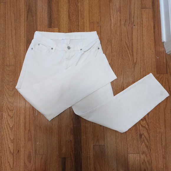White Seven for All Mankind Jeans Size 28 - Picture 5 of 12